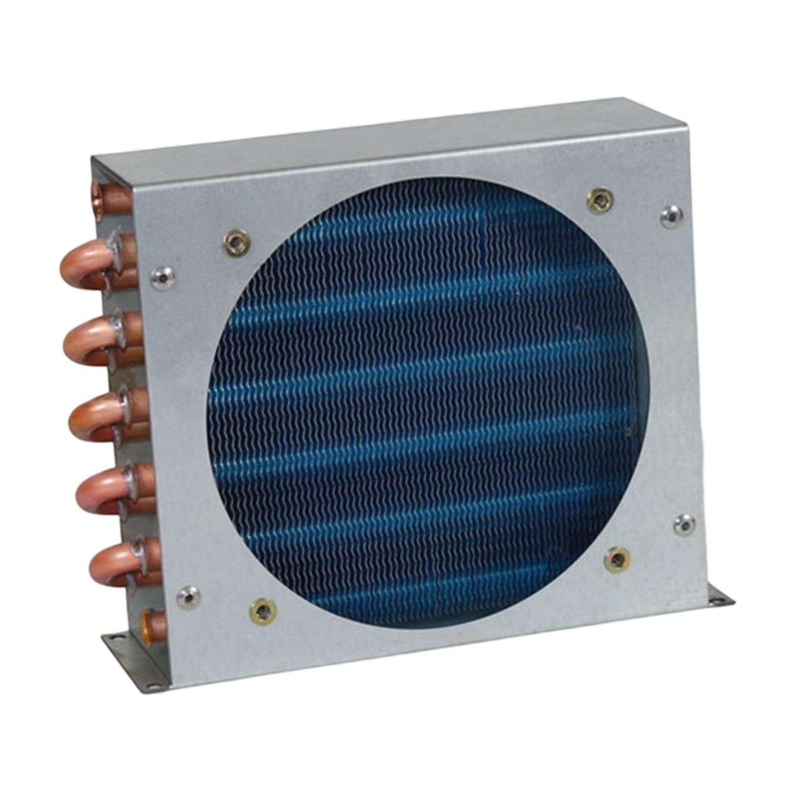 JISADER Condenser for Refrigerator Compact with Shell for Industrial DIY Compressors 2x6x155 1