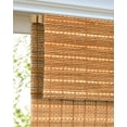 thumbnail image 2 of LazBlinds Cordless Bamboo Roman Shades, Light Filtering Window Treatment, Roll Up Bamboo Blinds for Windows, 27'' W x 60'' H, 2 of 6