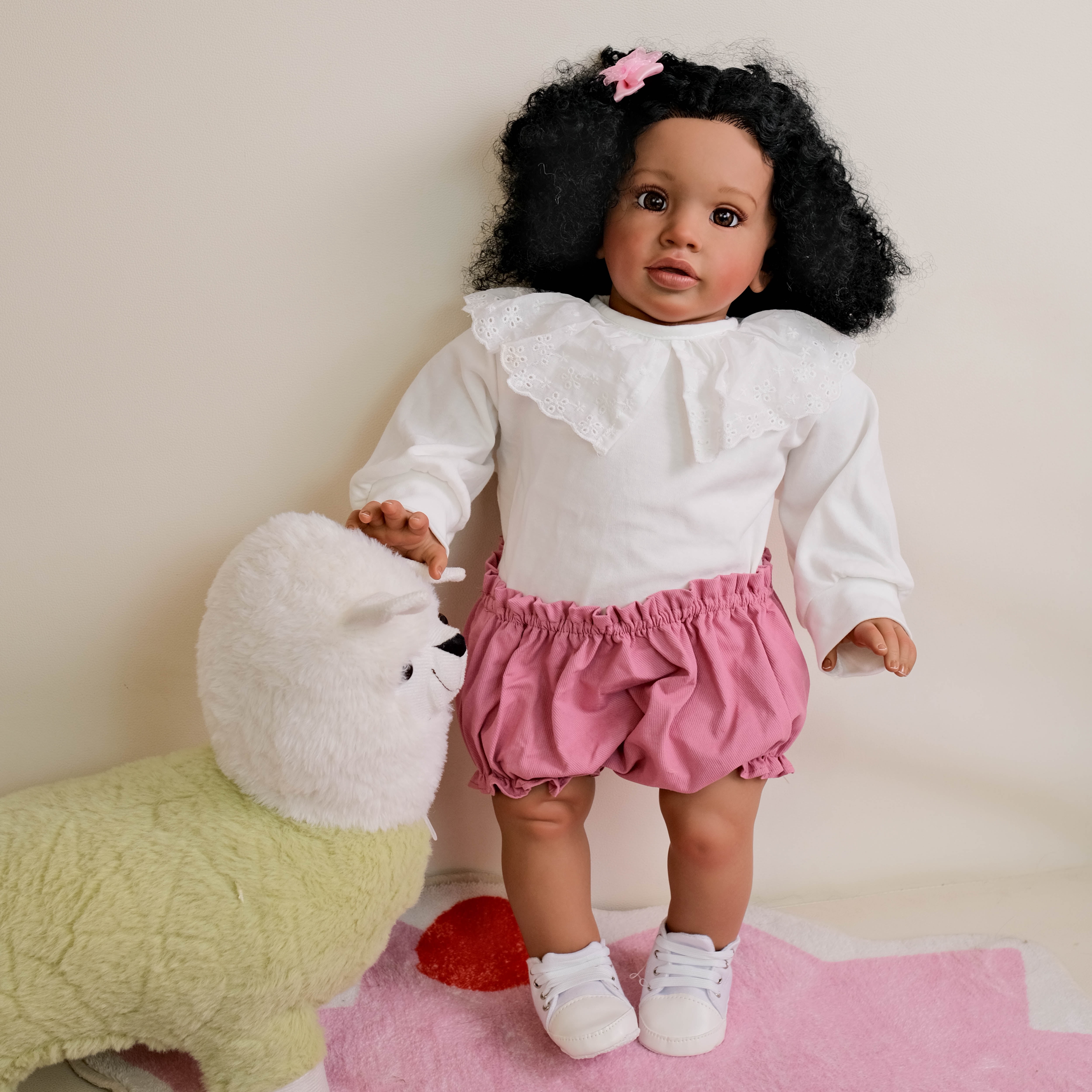 Lifelike Reborn Baby Dolls 26 inch Cloth Body African American Newborn Realistic Newborn Baby Dolls with Outfit and Gift Box for 3+ Year Old Kids