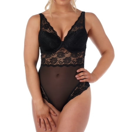 After Eden & Underwired Padded 36D Floral | Up Lace 20.17.7618-020 D-Cup Body Canada Fabienne Walmart Black