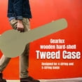 thumbnail image 2 of Gearlux 4-String and 5-String Banjo Hard Case with Exterior Lock and Key, Interior Accessory Compartment, and Plush Interior Padding - Tweed, 2 of 9