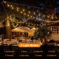 thumbnail image 2 of axGear Solar LED String Light Outdoor Waterproof Garden Patio Christmas Decoration 23FT, 2 of 6