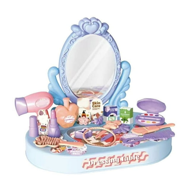 Blue B Mini Play House Dressing Table With Makeup Tools For Girls