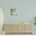 thumbnail image 2 of Summer Beach Tropical Vacation Shore Coastal Painting Gallery Wrapped Canvas Print Wall Art, 2 of 7