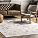 thumbnail image 3 of nuLOOM Krystin Machine Washable Distressed Accent Rug, 2' x 3', Beige, 3 of 15