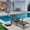 Bronze, variant on VINGLI Aluminum 3-Position Adjustable and Wheels Outdoor Chaise Lounge Chair Bronze