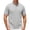Gray, variant on hoksml Men's Short Sleeve Collared T-Shirt, Vertical Seam Relaxed Fit Soft Top with Stand Mandarin Collar for Business Golf Daily Outdoor Casual Wear