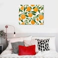 thumbnail image 3 of Home Wall Decor Versatile Canvas Wall Art 20×16in Funny Fruit Orange Pattern Design Wall Pictures Framed Artwork for Home Office Hotel, 3 of 3
