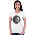 thumbnail image 3 of Dragon Yin Yang Style Symbol Balance Womens Slim Fit Graphic Tee Brisco Brands L, 3 of 5