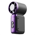 thumbnail image 1 of Mini Ventilador Portátil de Mano, 100 Velocidades, Recargable por USB, con Pantalla, Compresor de Aire Frío de Alta Velocidad, A, 1 of 5