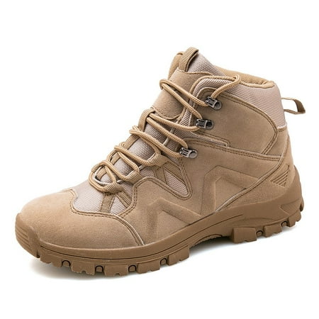 

Men s Tactical Hiking Boots Wear-Resistant Waterproof Non-slip Warm Shoes For Trekking Winter Outdoor Sports Climbing