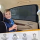 thumbnail image 2 of Parasol universal para ventanas traseras de coche: 2 protectores universales para ventanas laterales traseras de coche, SUV, protegen a niños y mascotas de los rayos UV | Negro resistente al calor (L), 2 of 5