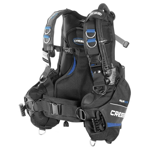 Chaleco BCD CRESSI Aquaride 2.0 Buceo Tecnico Negro/Azul Talla L