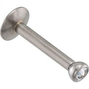 Body Jewelry Women's 16G Internally Threaded Crystal Monroe