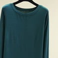 thumbnail image 6 of Bovxnpu Women's Pajama Tops Long Sleeve Crewneck Loose Lounge Top Casual Sleepwear, 6 of 6