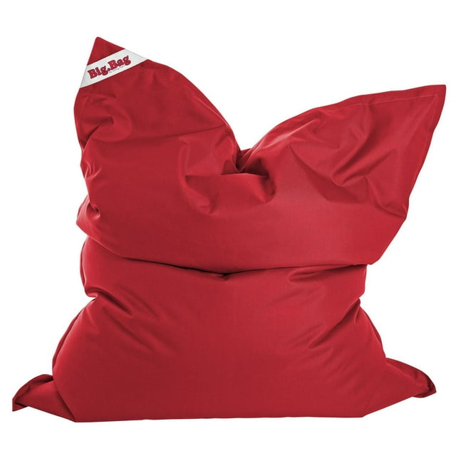 Gouchee Home Big Bag Brava Red Bean Bag Chair – Water-Repellent Polyester with Polystyrene Bead Filling, Oversized Lounge Seating for Bedroom, Living Room or Dorm, Suitable for Adults and Teens