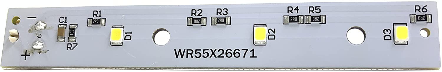 1PK WR55X26671 PS11767930 AP6035586 Replace For GE Refrigerators LED Light Board 