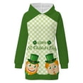 thumbnail image 3 of DPTALR Robe Ample à Manches Longues avec Capuche et Poche pour Femmes pour la Saint-Patrick, 3 of 4