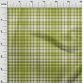 thumbnail image 3 of oneOone Cotton Silk Green Fabric Tartan Craft Projects Decor Fabric Printed By The Yard 42 Inch Wide-8397, 3 of 4