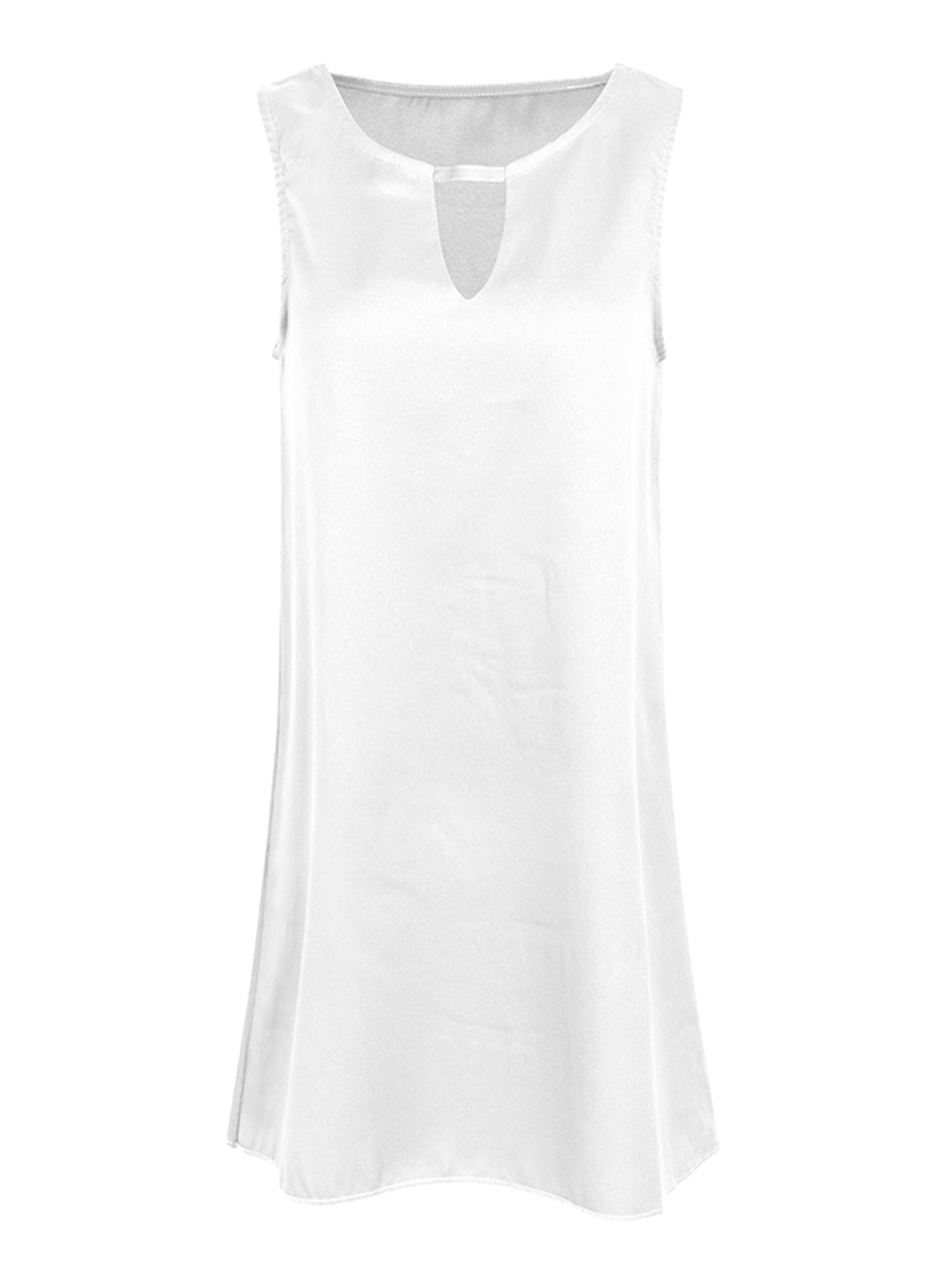 women's plus size white summer dresses