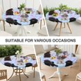 thumbnail image 7 of Poodles Round Fitted Tablecloth with Elastic Edge,Dining Table Cover Waterproof,Outdoor Round Tablecloth for Camping,Dining,Indoor and Outdoor, 7 of 7