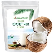 Z Natural Foods Organic Coconut Milk Powder - All-Natural Vegan Dairy-Free Alternative with MCTs - Unsweetened Coconut Creamer for Coffee & Smoothies - Gluten-Free, Non-GMO, 1 lb