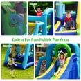 thumbnail image 3 of Topbuy 5-in-1 Inflatable Bounce House Jumping Castle Kids Slide Park Ball Pit for Outdoor&Indoor Without Air Blower, 3 of 10