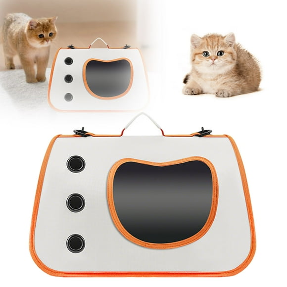 Mochila de viaje portátil para gatos y perros pequeños con bolsa para mascotas y rascador.