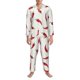 thumbnail image 3 of Balery Chili Pijama para Hombre de Dos Piezas con Manga Larga, Conjunto de Dormir y Descanso Suave con Bolsillos-Small, 3 of 7