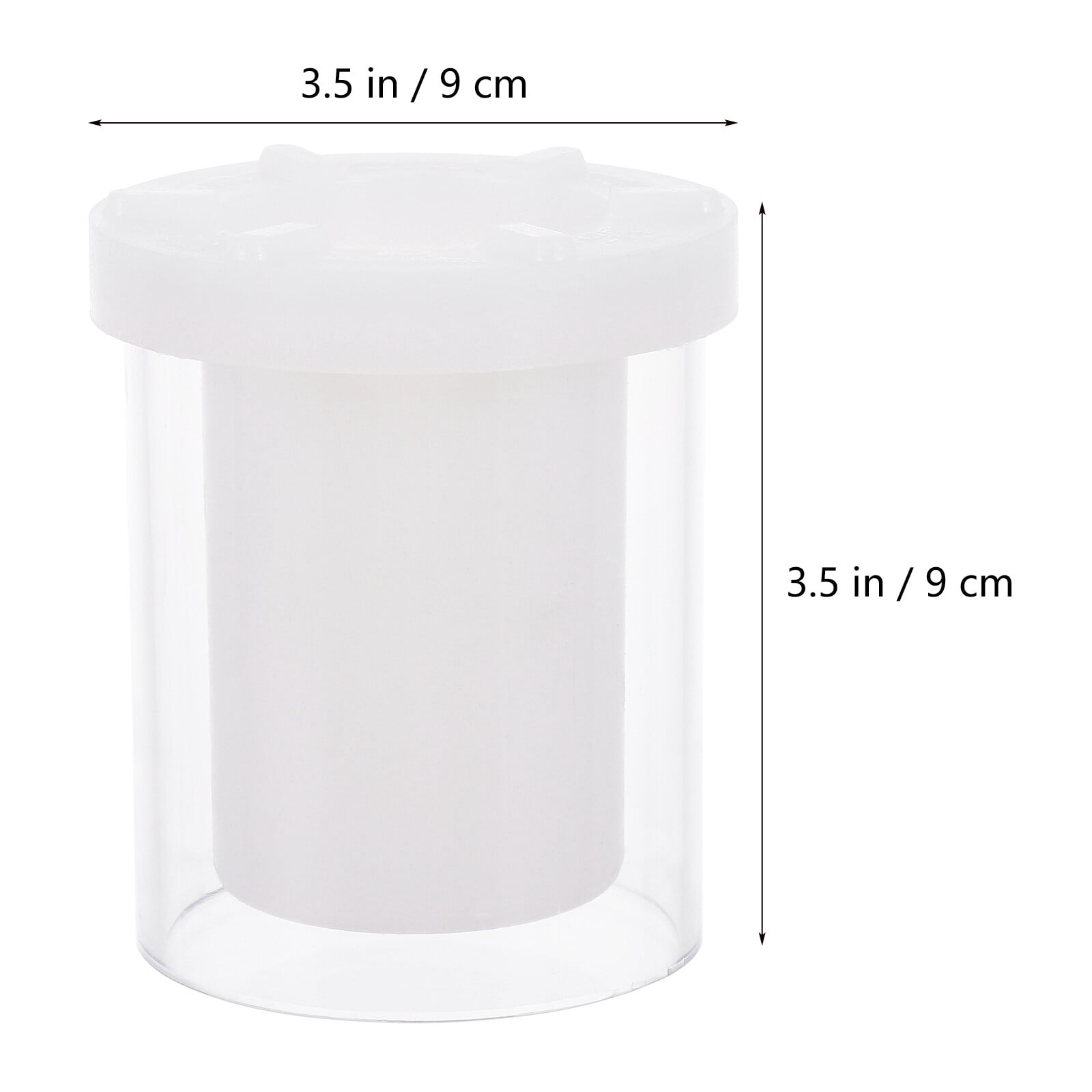 KAKOWELY Candle Mold Plastic for Candles Home Decoration 2Set 3.54x3.54x3.54In