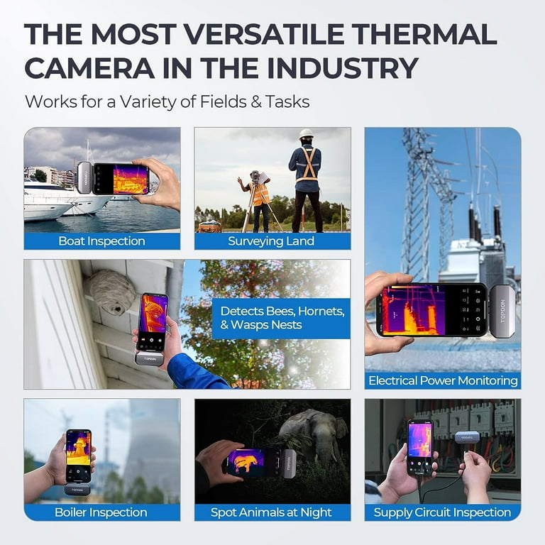 TOPDON TC002 Infrared Thermal Camera for iOS, 256 x 192 IR TOPDON TC002 Infrared Thermal Camera for iOS, 256 x 192 IR