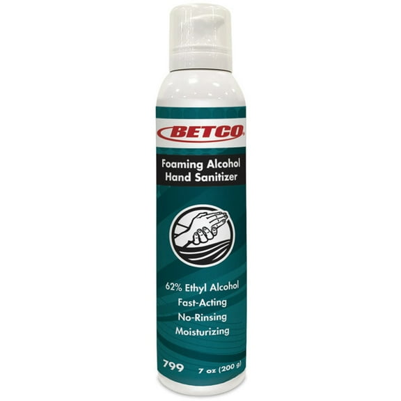 Betco 799E6-00 Advanced Alcohol Foaming Hand sanitze, 7 Oz., Bottle 24/Case