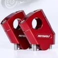 thumbnail image 4 of 28mm 22mm Handle Bar Clamp Motorcycle Handlebar Riser Mount for Honda- Durable, 4 of 5