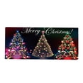 thumbnail image 1 of AMLESO Christmas Floor Mat Living Room Area Carpet Rug 47x16inch Holiday Trees, 1 of 7
