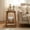 Honey Brown, variant on Ledrem MODERN Square Side Table with Storage Shelf, Accent Table, End Table, Honey Brown