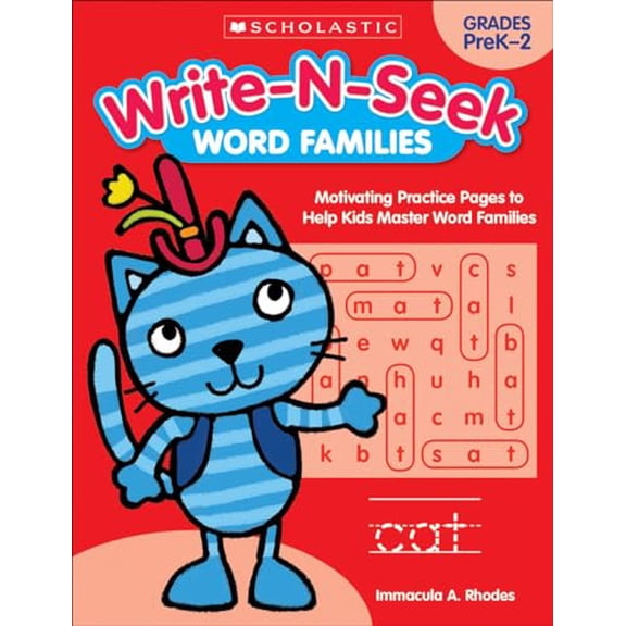 Pre-Owned Write-N-Seek: Word Families (Paperback) 1338180231 9781338180237