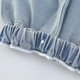 thumbnail image 7 of Conairie Boys Baggy Jeans Straight Wide Leg Y2k Denim Jeans Kids Elastic Waist Cargo Pants Streetwear Blue 4-5 Years, 7 of 7