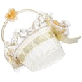 thumbnail image 3 of Heart-Shaped Wedding Flower Petal Basket For Young Girls Romantic Atmosphere 1Set, 3 of 5