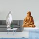 thumbnail image 2 of Escultura de corazón de pingüino, estatua de resina coleccionable, figura de Jesús , adorno decorativo para inauguración de la casa, dormitorio, 2 of 8