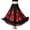 Red, variant on Yunhgft Flamenco Ballroom Waltz Dance Swing Skirt Sequin Flowers Party Dress - Blue, as
