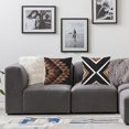 thumbnail image 2 of Tribal Aztec Western Wooden Native Black Throw Pillow Cover Cushion Modern Farmhouse Pillow Covers 18x18 Inch Soft Pillow Cases Decor for Couch Sofa Living Room Outdoor Home Gift Set of 2, 2 of 6