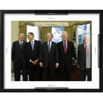 thumbnail image 5 of Art.com President-Elect Barack Obama is Welcomed by President George W. Bush for a Meeting at White House Photographic Print, Black Frame Wall Art, 21" x 17", 5 of 5