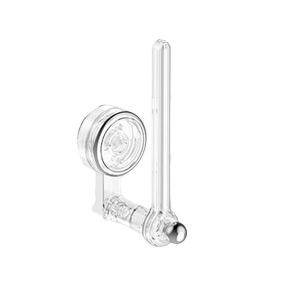 Transparent Magnetic Aquarium Glass Cleaner with Floating Handle and Strong Magnet for Easy Algae Removal, Suitable for Small and Medium Fish Tanks