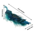 thumbnail image 3 of Christmas Tree Decorations 3D Simulation Peacock Decoration Artificial Feather Pendant For Gardens And Courtyards, 3 of 8