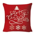thumbnail image 5 of Christmas Throw Pillows Christmas Tree Pillow Covers,Christmas Decoration Soft Plush Throw Pillows for Bedroom Sofa Holiday Festivals Winter Home Decor C, 5 of 6