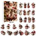 thumbnail image 2 of kladzum Advent Calendar 2025 Christmas Countdown Calendar, Cute Small Dog Acrylic Decoration Holiday Gifts Box Advent Calendars Christmas Decorations, 2 of 7