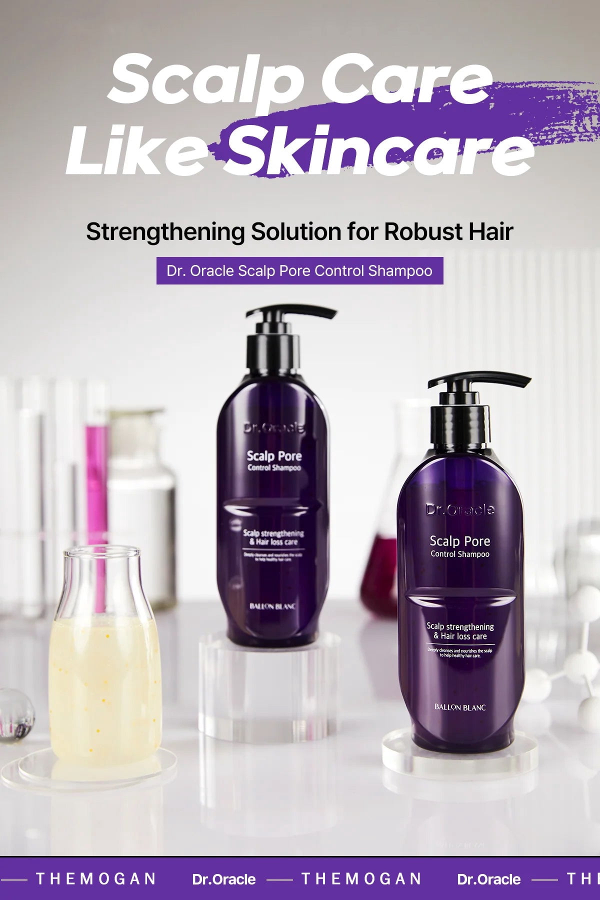 Dr. Oracle Scalp Pore Control Shampoo(3 BOX) – Deep Cleansing &amp;amp; Scalp Renewal with PDRN, Plant Proteins &amp;amp; Peptides (380ml / 12.85 fl.oz) Load image into Galle
