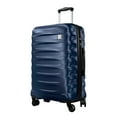 thumbnail image 3 of Skyway Luggage Camano Hardshell 24" Expandable Medium Checked Luggage Suitcase with Spinner Wheels, Blue, 3 of 10