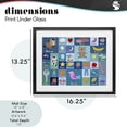 thumbnail image 4 of Stupell Industries Contemporary Blue First Words Black Framed Print Under Glass, 16 x 13, by Carla Daly, 4 of 8