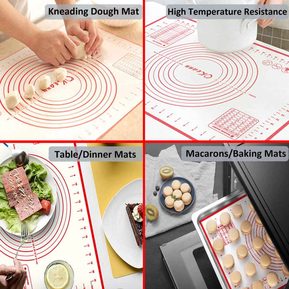 Wholesale Hot Selling Non-Stick French Dessert Macaron Mat for Dough  Rolling Mat Silicone Glass Fiber Mats